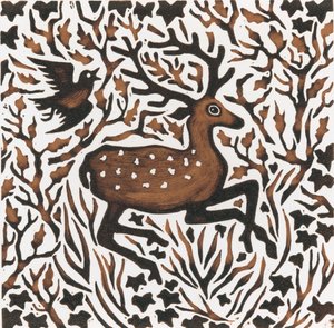 Woodland Deer by Nat Morley